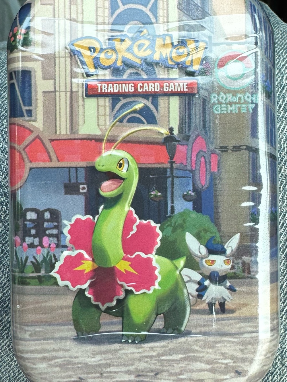 Pokemon Trading Card Game Tin - Green, Pink, Blue